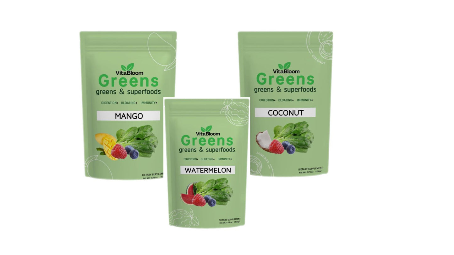 VitaBloom Greens 3 in 1 Bundle